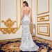 Women's Clothing New Solid Color Sequins Sling Backless Elegant Slim Long Banquet Dress_ecoleips.com
