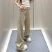 Glam Rhinestone Embellished Straight Leg Jeans - Trendy Girl Style Starry Denim Pants For Women_ecoleips.com
