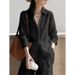 High End Women's Faux Cotton Linen Shirt Set Relaxed Fit Chic Yellow Spring Summer Clothing_ecoleips.com
