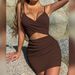 Women's Clothing Strap Hollow Dress American Style Casual Elegant Fashion Thin Summer Dress For Ladies Regular Size_ecoleips.com