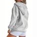 Women's Long Sleeved Zip Up Sweatshirt Cardigan Heart Print 5046 Design Comfortable Casual Hoodie_ecoleips.com