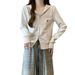 Real Shot Of A Short Double-zipper Hooded Sweatshirt Women, Suitable For Spring And Autumn, Korean Style, Slim Fit,_ecoleips.com
