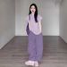 2026 New Summer Dopamine One-piece Shirt Wide-leg Pants Two-piece Set Lazy Style Fashion Casual Thin Suit Small Man_ecoleips.com