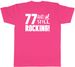 Women's T-Shirts 77 And Still Rocking Funny Birthday Mens Unisex T-Shirt Tee_ecoleips.com