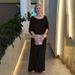 Women's Sequined Color Block Batwing Top And Wide Leg Pants Set Round Neck Style For Markets Fashion_ecoleips.com