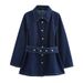 Women's Casual Linen-Blend Shirt & Pants Set – Relaxed Streetwear Outfit For Spring & Fall_ecoleips.com