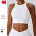Women's Clothing Shockproof High Strength Running Fitness Sports Vest Threaded Hollow Beautiful Back Tight Yoga Bra 8333_ecoleips.com