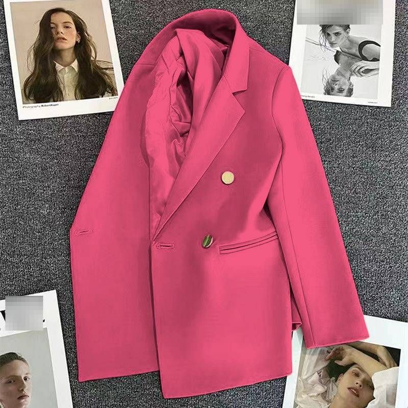 Women’s Casual Blazer – Oversized Spring Jacket | Korean Loose Fit | Slimming & Versatile | S-XXXXL | 23 Colors_ecoleips.com