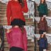 Women's Loose Fit Long Sleeve Round Neck Sequin Tunic Top – Casual Glitter Tee For Office Or Daily Wear 2026_ecoleips.com