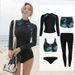 Women's Clothing Long Sleeved Swimsuit Female Diving Suit Sunscreen Jellyfish Suit Trousers Split Surfing Suit Snorkeling Suit_ecoleips.com