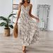 Women's Clothing Holiday Style Suspender Dress 2025 Spring And Summer New Irregular Striped Design Long Skirt_ecoleips.com