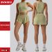 Women’s Clothing Hottie Pure Desire Tight Hip Short Skirt Suit Vest Slim Sports Casual Suit Female_ecoleips.com