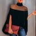 Women's Clothing Off-Shoulder Cape Style Batwing Top Loose Fit Casual Elegant Fashion T-Shirt For All Seasons_ecoleips.com