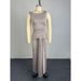 Women's Clothing Summer Style Women's Elegant Solid Color Sleeveless Top And Tie Up Slim Skirt Set Clothing_ecoleips.com