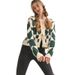 Geometric Patterned Knit Cardigan With Ties For Autumn/Winter Season, Stylish And Fashionable Long-Sleeved Sweater Avail_ecoleips.com