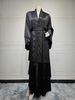MQ102 Arabian Dubai Clothing Modest Muslim Fashion Solid Color Long Robe Abaya Outerwear Cardigan_ecoleips.com