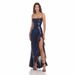 Women's Clothing Sequined Suspender Dress Skirt Slit New Host Banquet Sexy Dance Evening Dress Female (2 Colors_ecoleips.com