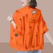 Summer Fashion Sunscreen Clothes, Leaf Explosion Sunscreen Clothes, Breathable Light Jacket Loose Version_ecoleips.com