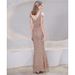 Women's Clothing New Autumn Banquet Temperament Sexy Fishtail Socialite Host Evening Dress_ecoleips.com