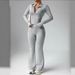 Xiyin High End Yoga Suit for Women Tight Fitting Long Sleeved Sportswear Set without Embarrassing Seams Sexy Design_ecoleips.com
