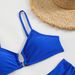 Women's Clothing New Halter Neck Printed Lace Up Split Swimsuit Ladies Sexy Bikini Beach Set_ecoleips.com