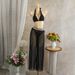 Solid Color Bikini Set 3-Piece Beachwear - Sexy High-Waisted Bottoms & Cover-Up Pants For Vacation_ecoleips.com
