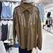 Women's European Style Sequined Embroidered Collared Long Sleeve Shirt Loose Casual Top Heavy New Spring Autumn_ecoleips.com