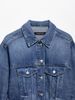 Women's Denim Jacket Casual Long Sleeve Round Neck Polyester Coat For Daily Wear XS/S/M/L_ecoleips.com