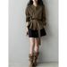 Yanshuang French Style Waist-Cinching Shirt For Women Autumn New Round Neck Belt Design Long Sleeve Top 82592_ecoleips.com
