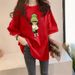 Pure Cotton Mid-length Short-sleeve T-shirt For Women, Loose And Trendy, 2023 Summer New Style, Ins Half-sleeve Internet_ecoleips.com