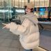 girl Girl Thickened Bread Short Down Coat Women Korean Version Loose Autumn Winter Cotton Padded Jacket 2025 New Model_ecoleips.com