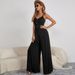 Voya New Women's Summer Jumpsuit Solid Color Casual Pullover Sleeveless Loose Jumpsuit For Women_ecoleips.com