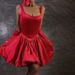 Women's Clothing Temperament Slim Waist Flower Bud Suspender Dress_ecoleips.com