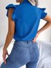 Tops For Women Trendy Graphic Going Out Tops Oversized Short Sleeve Y2K Tops Summer Chiffon Blouses Boho Shirts Party Tunic_ecoleips.com