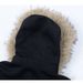 Vintage Grey Hooded Zip-Up Sweatshirt Jacket For Women – Slim Fit Cropped Pullover With Faux Fur Trim_ecoleips.com