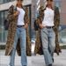 Women's Clothing Leopard Print Lapel Women's Windbreaker Casual Long Sleeved Jacket Loose Fit Autumn Winter_ecoleips.com