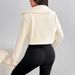 AD651 Cross-Border Autumn/Winter Women's Fashion Long-Sleeve Zipper Collar Solid Color Casual Pullover Sweatshirt_ecoleips.com