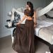 Women's Brown Bodycon Off-Shoulder Mesh Panel Mini Dress, Stretchy Sleeveless Cocktail Bodycon Dress_ecoleips.com