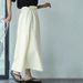 AC264 Fashionable Workwear Pocket For Women, 2024 Autumn New Korean Style Elastic Waist Slimming A-line Long Skirt_ecoleips.com