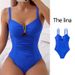 Slimming One Piece Swimsuit For Women American Style Conservative Shapely Tummy Control Bikini Swimwear New_ecoleips.com