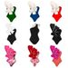 Pearl Flower Shoulder One-Piece Swimsuit For Women - Elegant European & American Style Swimwear_ecoleips.com