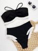 Women's Clothing Women's Two Piece Swimsuit Strapless Sexy Bikini European American For Formal & Casual For Women_ecoleips.com