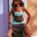 Women's Unique Color Block Camisole Top And Irregular Bodycon Pants Set Spring Summer Women's Clothing_ecoleips.com