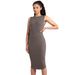 Women's Clothing Yoga Skirt Antibacterial Nude Pleated Sexy Long Skirt Sports Slim Dress_ecoleips.com