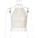 European American Women's Backless Pleated Tie up Vest Summer Fashion Sexy Tank Top New Arrivals 2025 Wholesale Foreign Trade_ecoleips.com