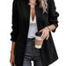 Women's Clothing Women's Slim Fit Jacquard Splicing Woolen Jacket Popular Thickened Temperament Commuter Jacket For Women_ecoleips.com