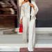 Women's Clothing New Fashion Casual Suits For Women Elastic Cotton Wide Leg Pants Two Piece Suits In Stock_ecoleips.com