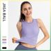 Women's Clothing Shipping Sleeveless Ribbed Sports Vest For Women Running Fitness Elastic Tight Outer Wear Yoga Underwear_ecoleips.com