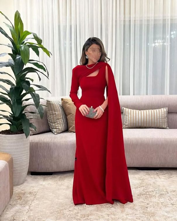 Spring Sexy Bodycon Evening Gown One Shoulder Women's Flowy Party Wear_ecoleips.com