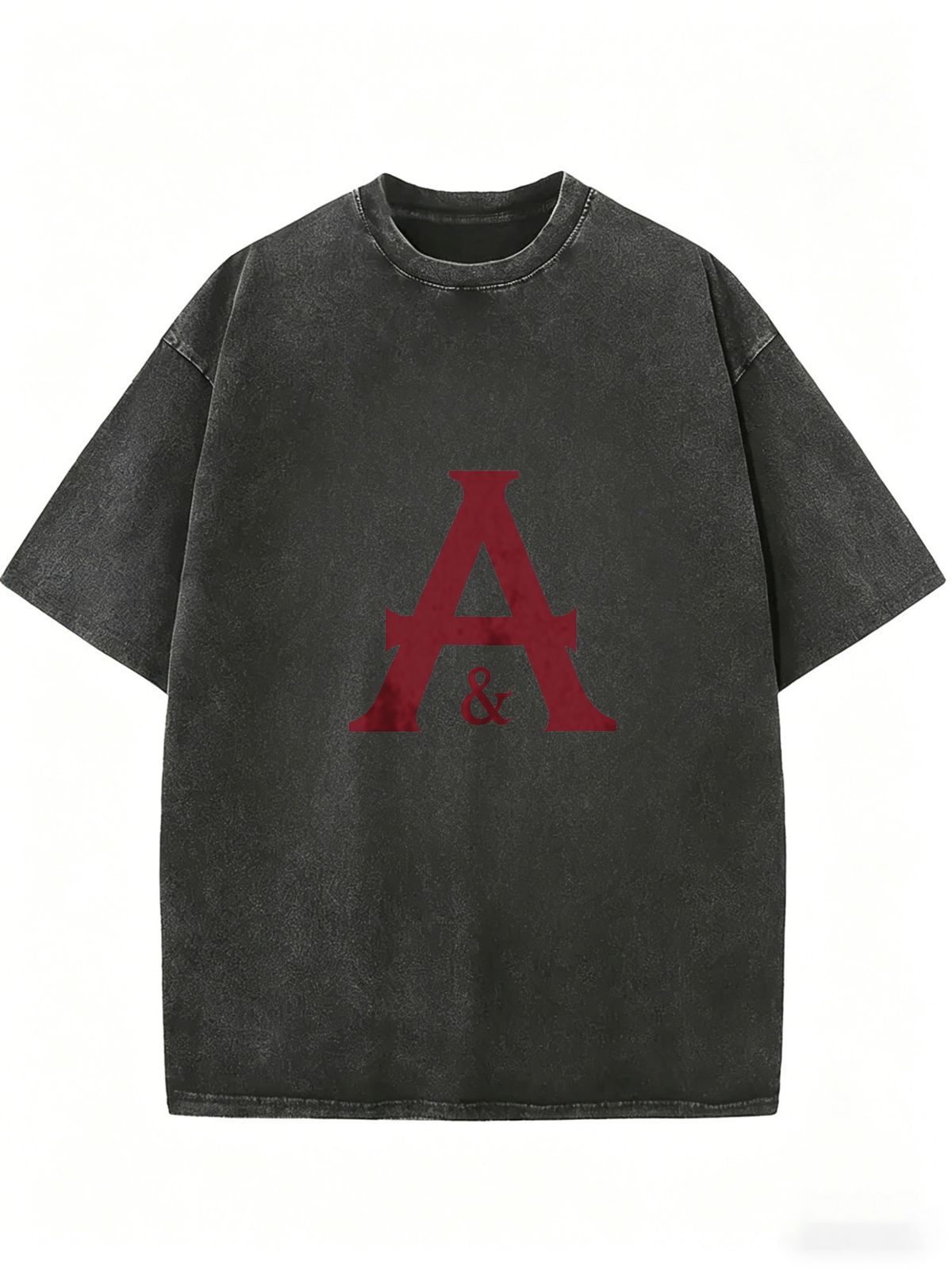 Women's Casual Vintage Wash Shirt, Lightweight Short Sleeve Fashion Tee_ecoleips.com